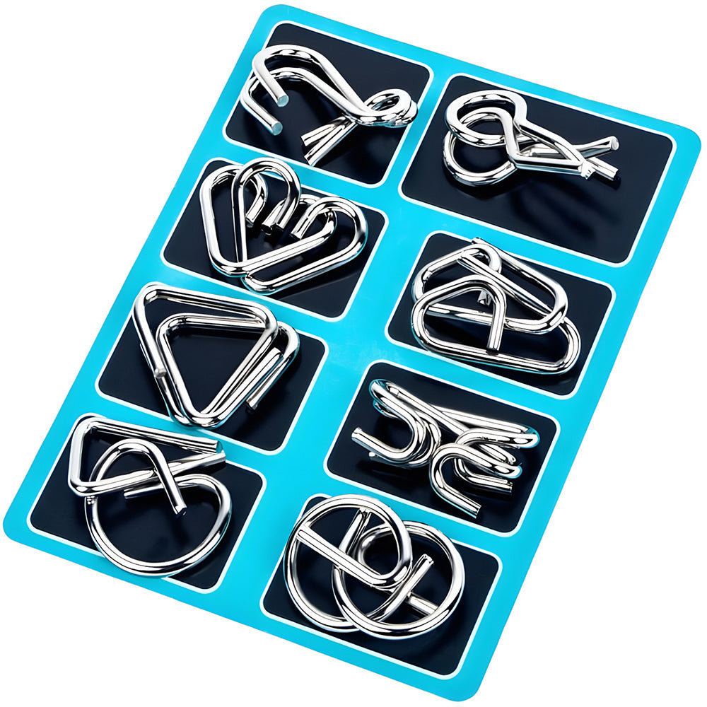 Vexlor — Metal Brain Teaser Puzzle Set with 24 Challenging Designs