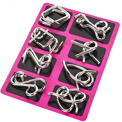 Vexlor — Metal Brain Teaser Puzzle Set with 24 Challenging Designs