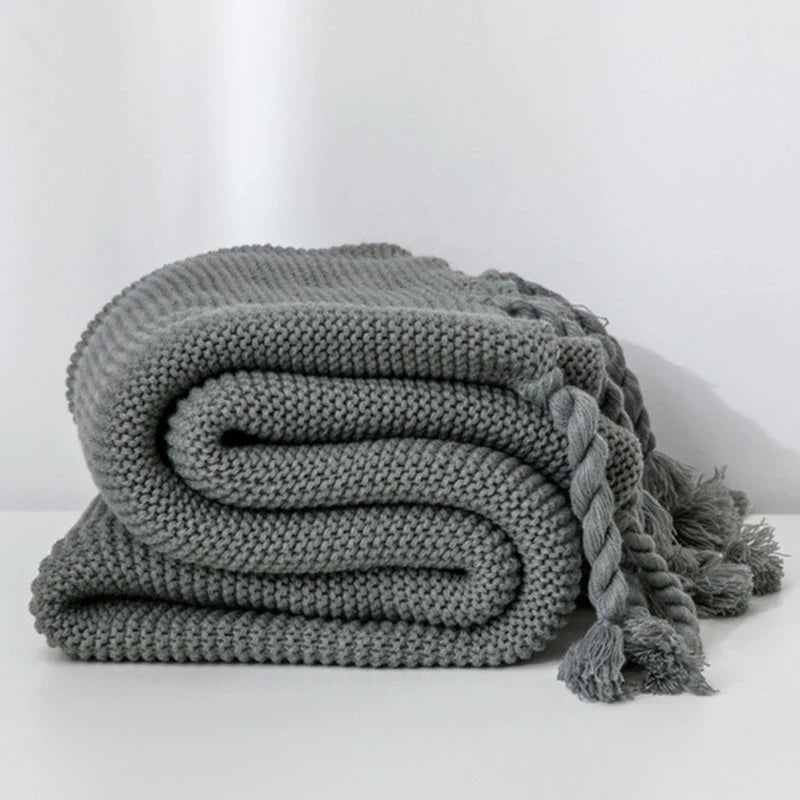 Belvia Knit Trow Blanket