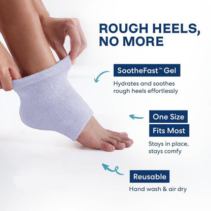 Halo Heel Sleeves | Gel-Infused, Breathable Design 4