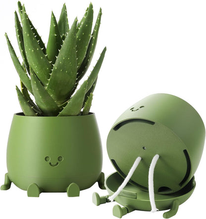 Happi Face Planter | Self-Watering, Eco-Friendly Design 6