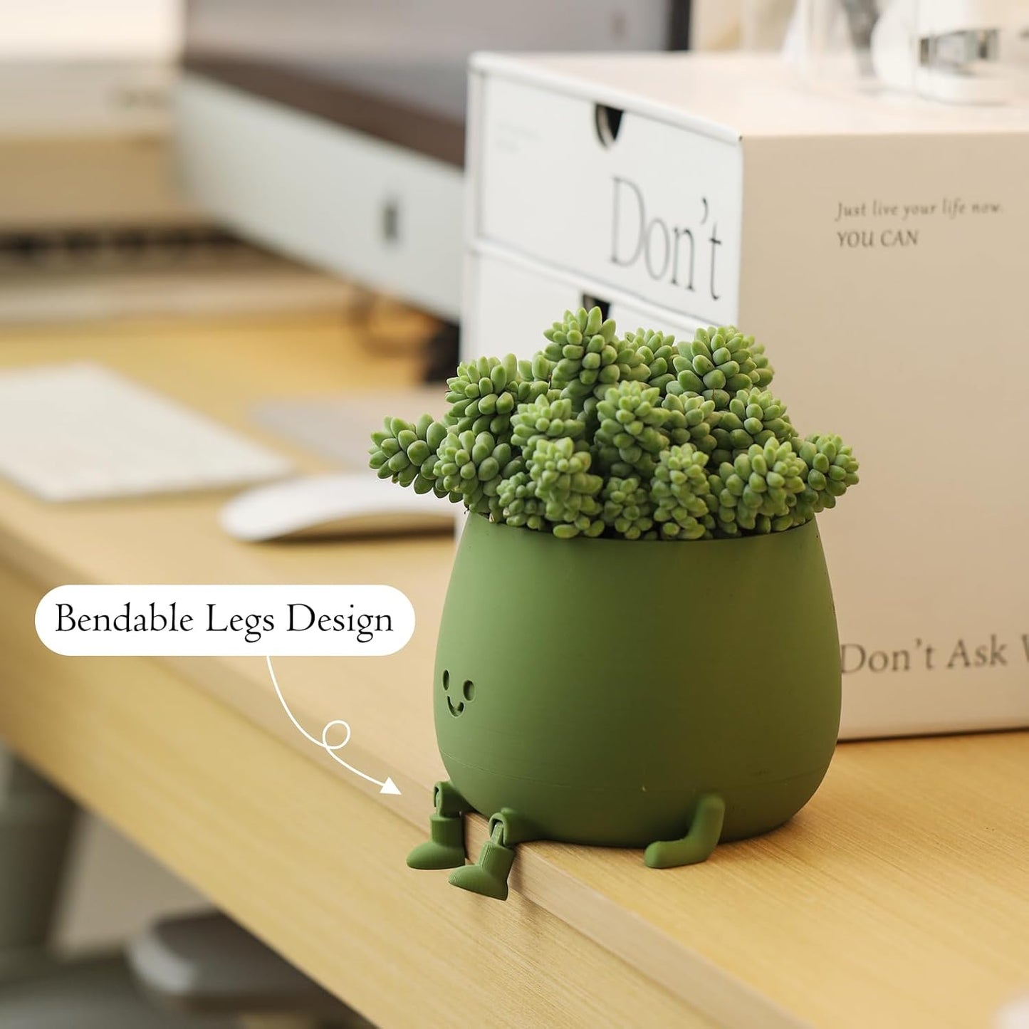Happi Face Planter | Self-Watering, Eco-Friendly Design 7