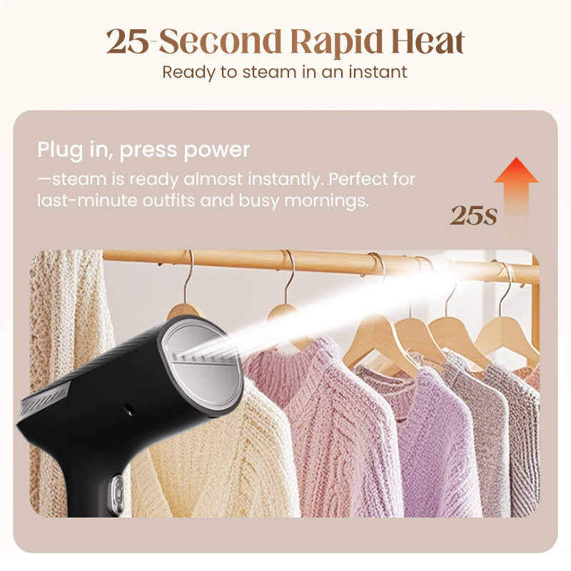 Haven Handheld Garment Steamer | Quick Preheat, Dual Ironing Modes 3