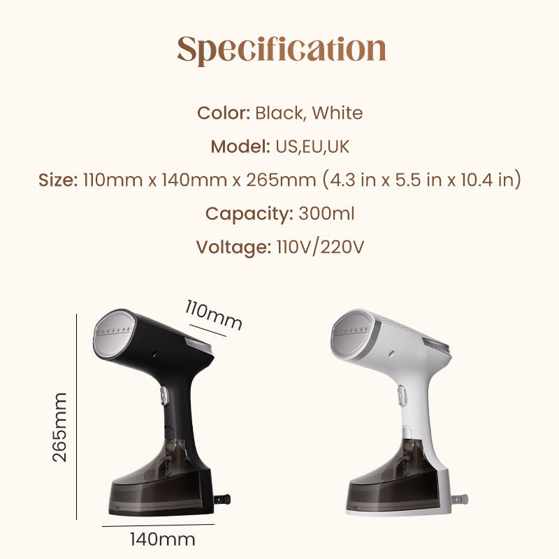 Haven Handheld Garment Steamer | Quick Preheat, Dual Ironing Modes 8
