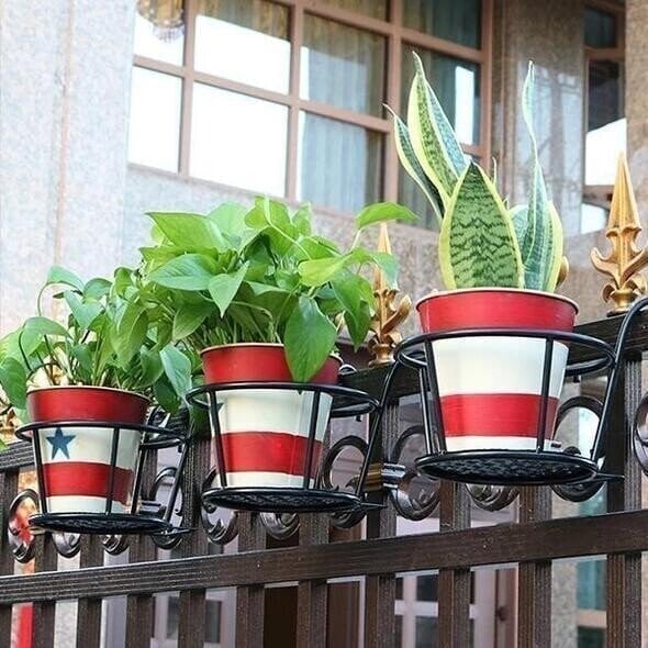 Haven Hanging Plant Stand | Durable Metal Design for Outdoor and Indoor Use 4