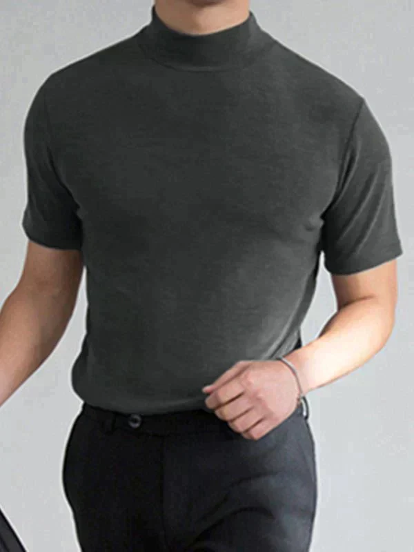 Haven High Neck T-shirt | Slim Fit, Breathable Fabric 4