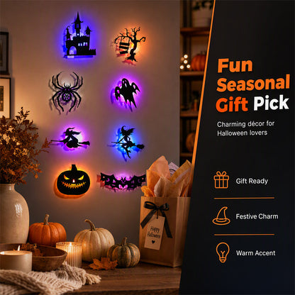 Havoc Glow Wall Decals | Halloween Themed, Glow-in-the-Dark, Peel-and-Stick 7
