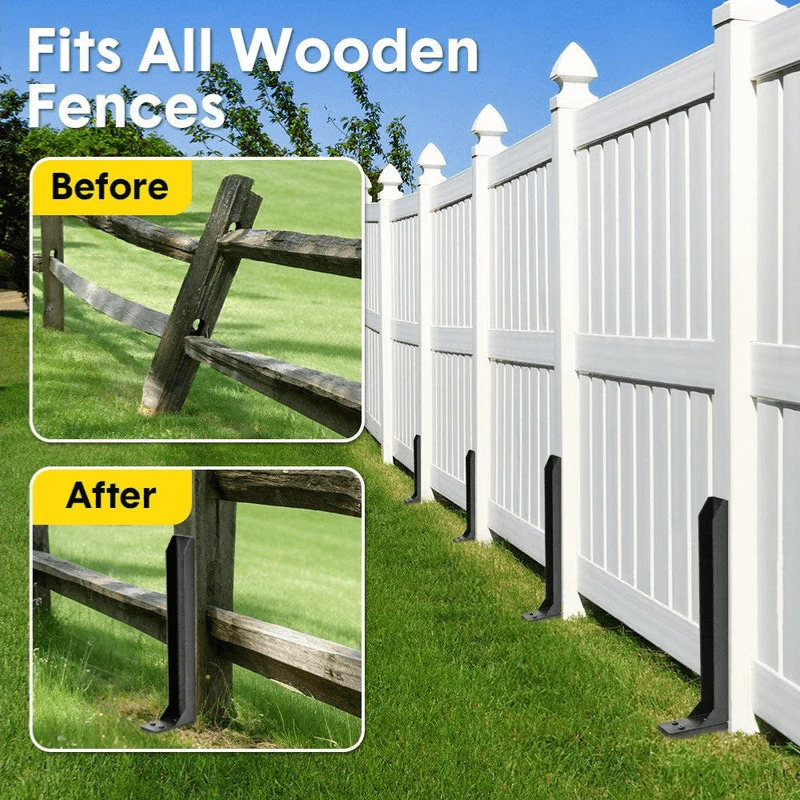 Hercules Fence Post Repair Kit | Heavy-Duty Steel, No-Dig Installation 1