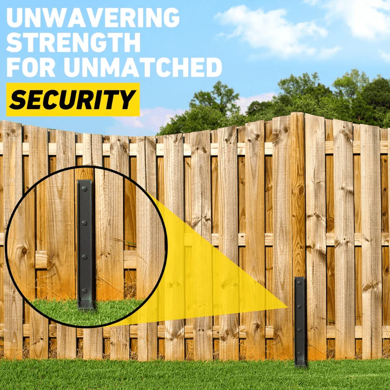 Hercules Fence Post Repair Kit | Heavy-Duty Steel, No-Dig Installation 4