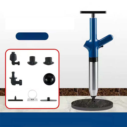 HydraForce Toilet Unclogger | High-Pressure, Flexible Heads, Stainless Steel 0