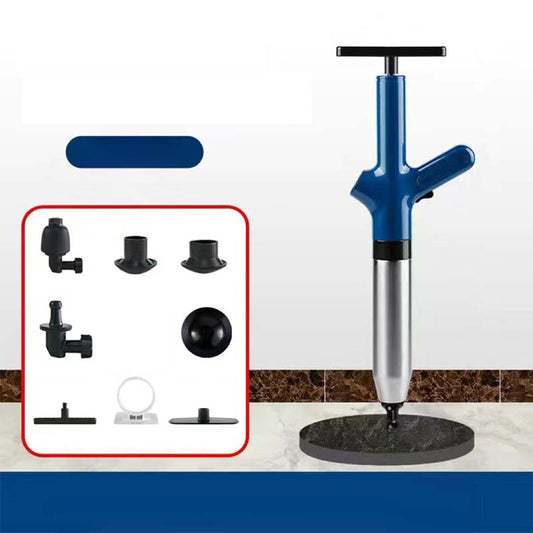 HydraForce Toilet Unclogger | High-Pressure, Flexible Heads, Stainless Steel 0