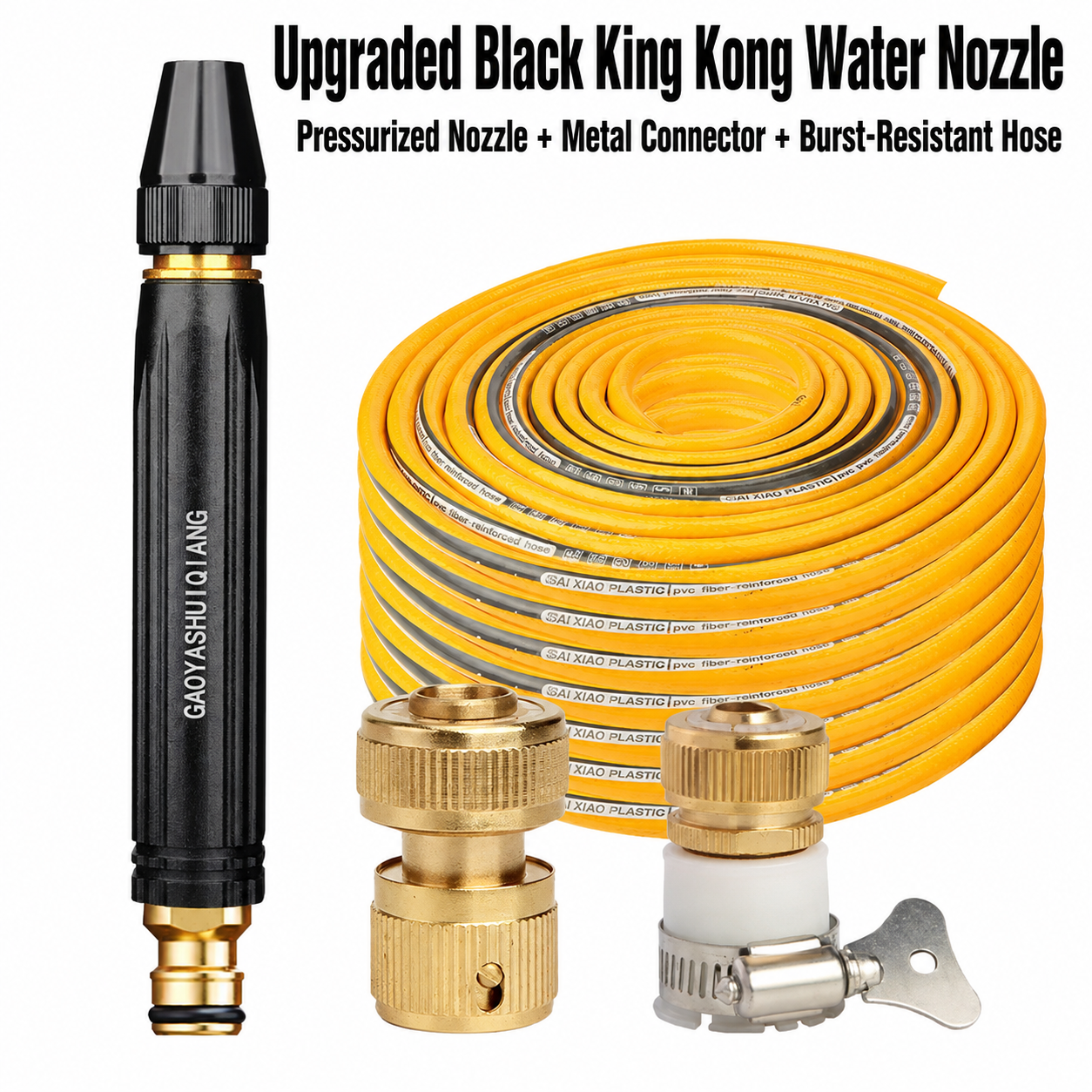 Hydra Power Washer | High-Pressure Spray Gun with Jet Stream and Fan Nozzles 8