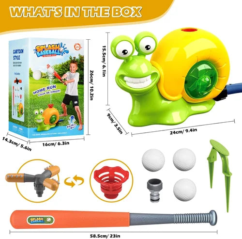 HydroHit Sprinkler Toy | 2-in-1 Water Fun with 360° Rotating Spray 16