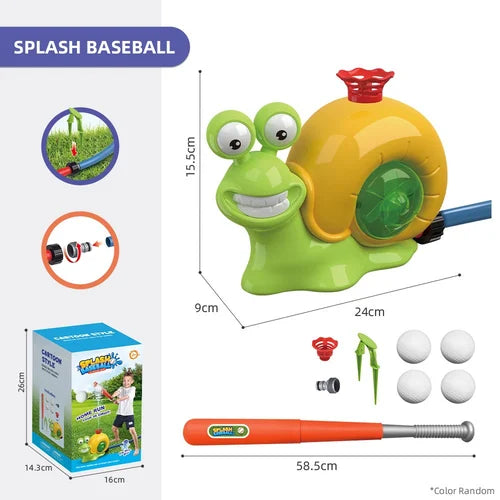 HydroHit Sprinkler Toy | 2-in-1 Water Fun with 360° Rotating Spray 19