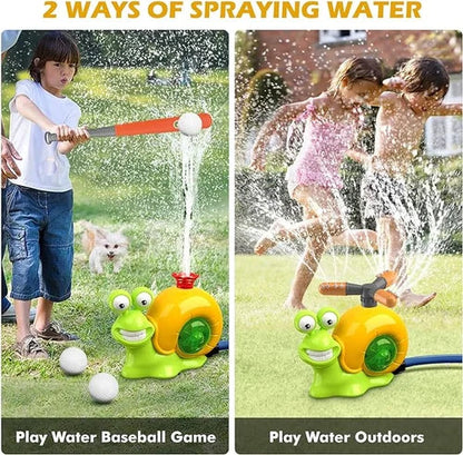 HydroHit Sprinkler Toy | 2-in-1 Water Fun with 360° Rotating Spray 6