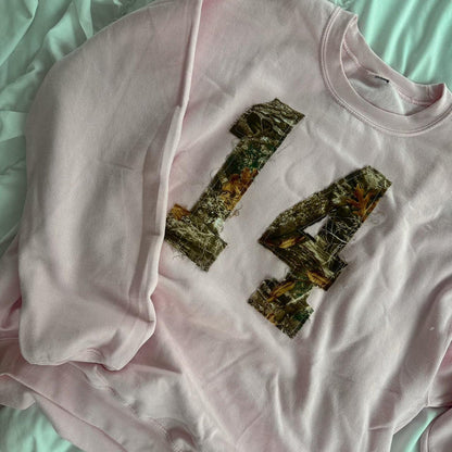 14 Camo Crewneck 18$ TODAY ONLY