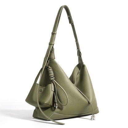 Liora Tote — Women's Genuine Leather Minimalist Commuter Bag