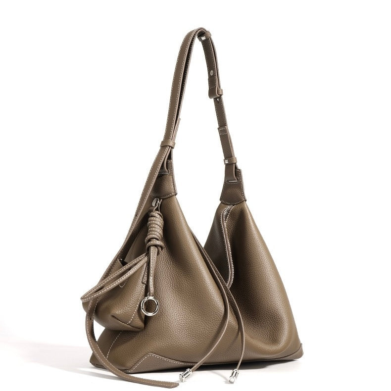 Liora Tote — Women's Genuine Leather Minimalist Commuter Bag