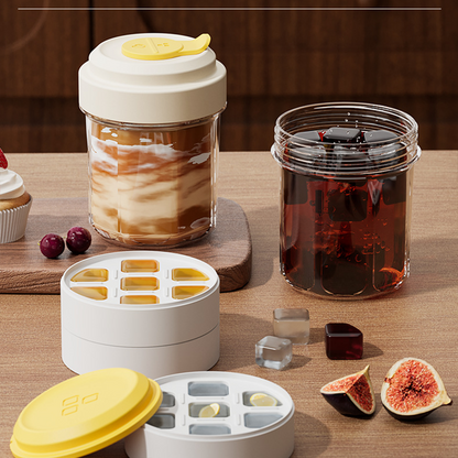 Iced Coffee Companion | All-in-One Travel Cup with Ice Tray 1