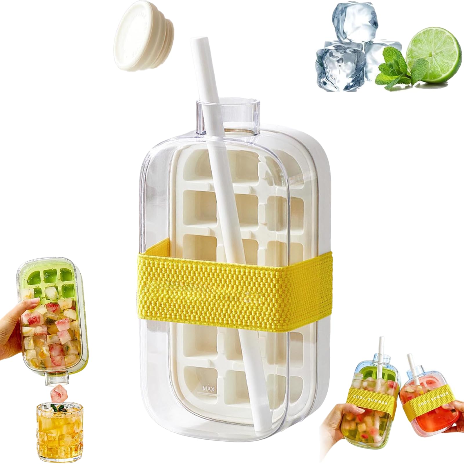 Icy Chill Maker | 2-in-1 Portable Ice Maker and Water Bottle 11