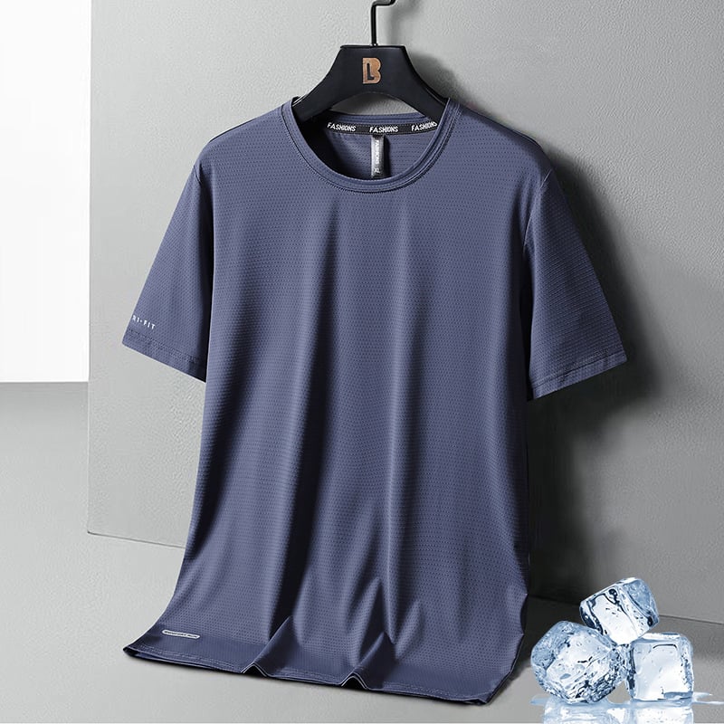 Camiseta para Hombre Icy | Seda de Hielo Suave, Secado Rápido