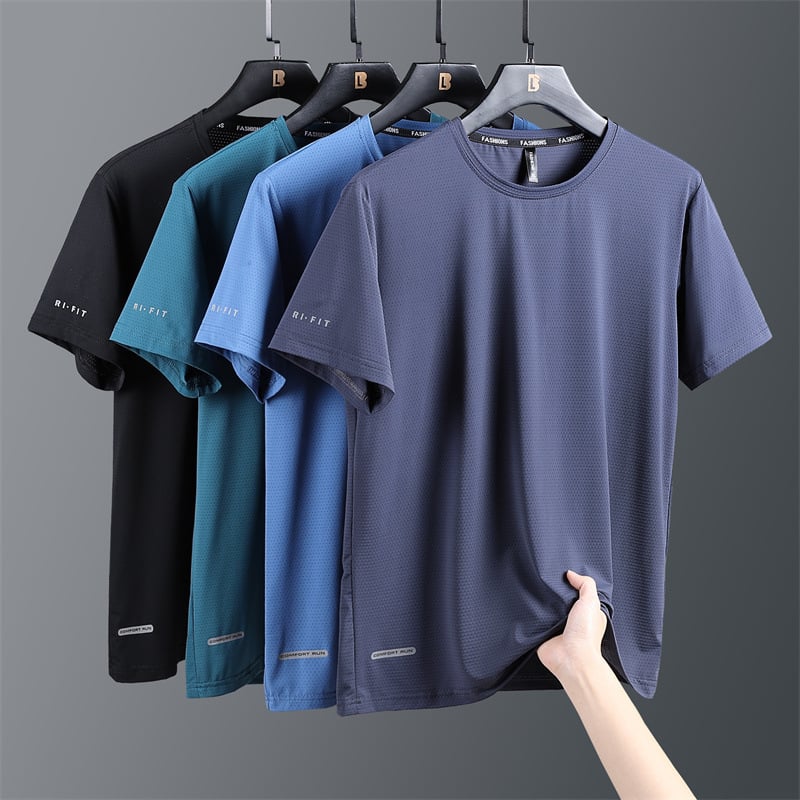 Icy Mens T Shirt | Soft Ice Silk, Quick-Drying 1