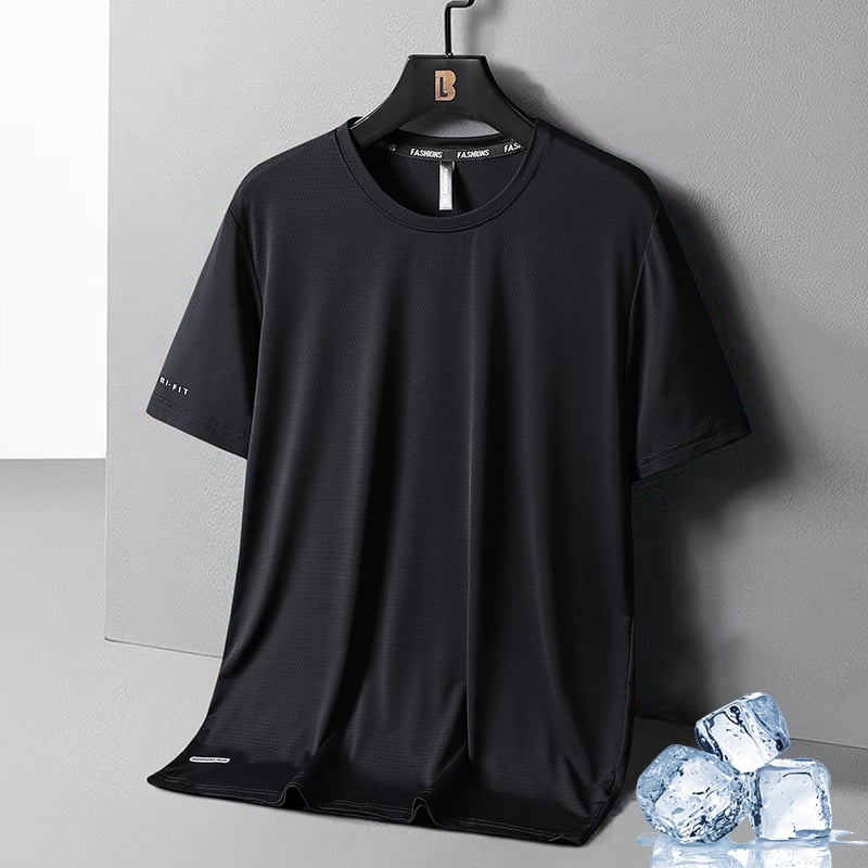 Icy Mens T Shirt | Soft Ice Silk, Quick-Drying 3