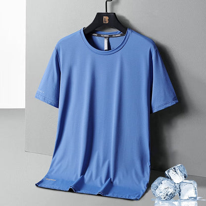 Icy Mens T Shirt | Soft Ice Silk, Quick-Drying 4