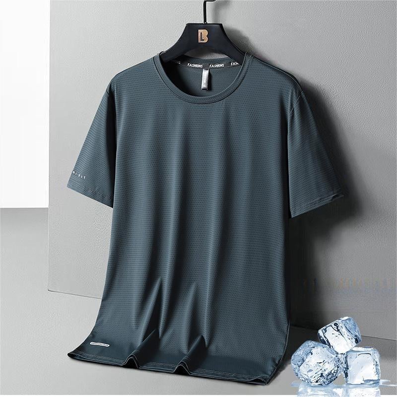 Icy Mens T Shirt | Soft Ice Silk, Quick-Drying 5