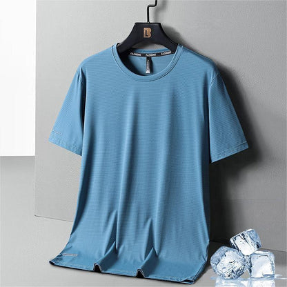 Icy Mens T Shirt | Soft Ice Silk, Quick-Drying 7