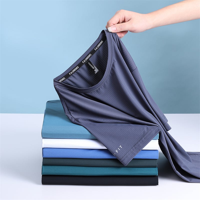 Icy Mens T Shirt | Soft Ice Silk, Quick-Drying 8
