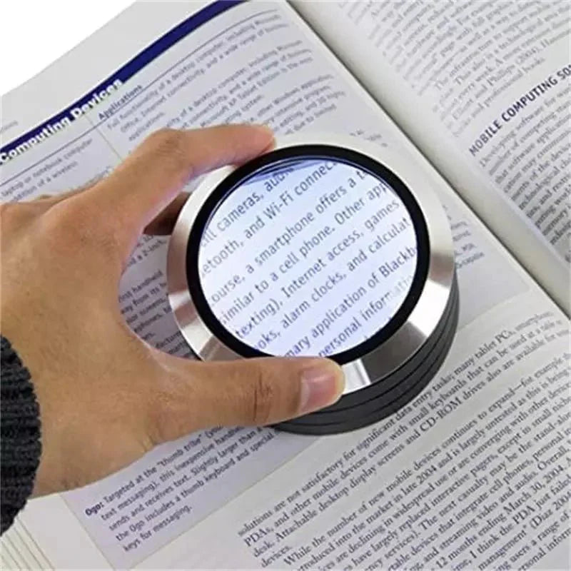 Illuma Magnifier | 3-LED Illuminated Desktop Microscope 1
