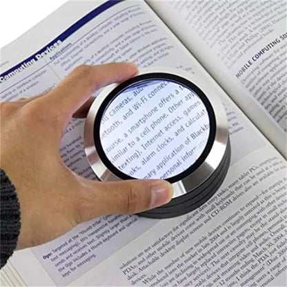 Illuma Magnifier | 3-LED Illuminated Desktop Microscope 1