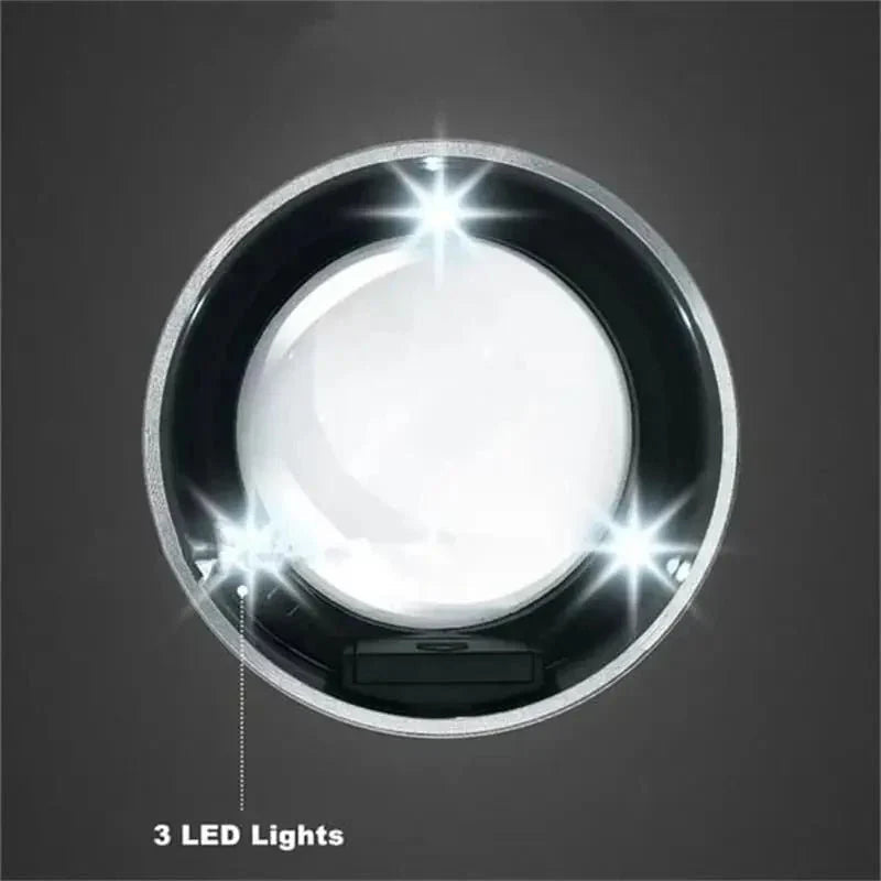 Illuma Magnifier | 3-LED Illuminated Desktop Microscope 5