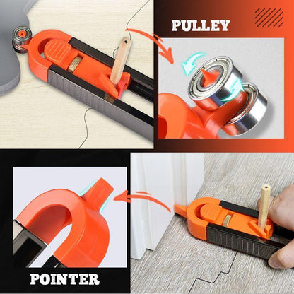 Iris Contour Ruler | Adjustable Measuring Tool with Locking Design 2