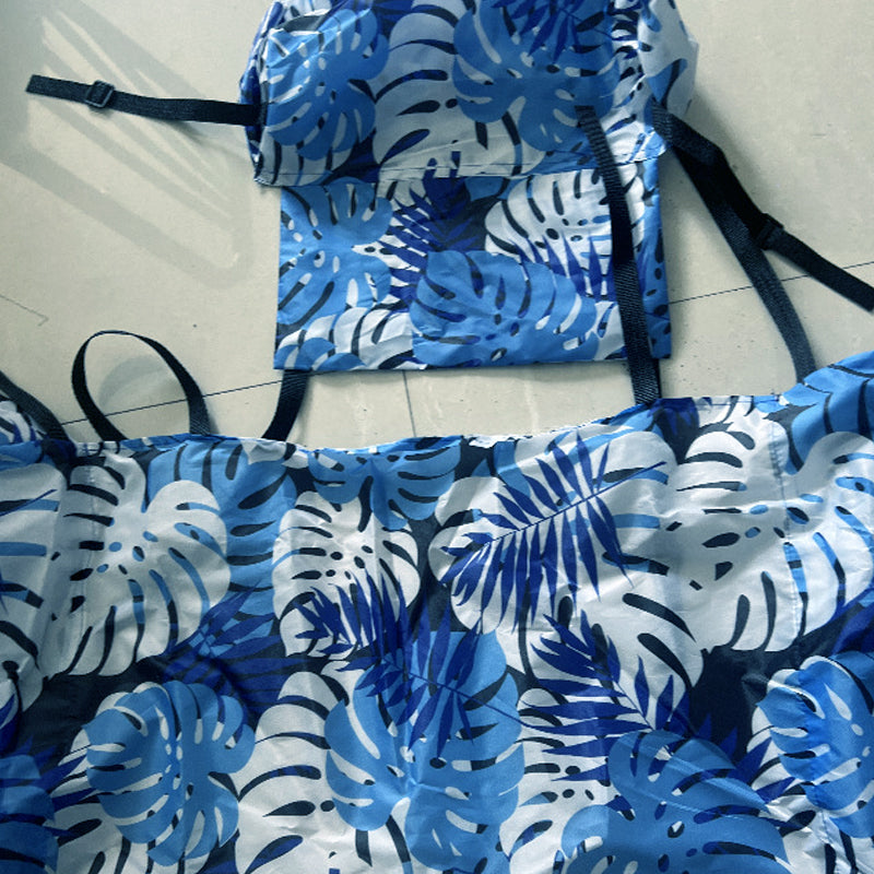 Ivy Inflatable Lounge Chair | Tropical Leaf Design, Lightweight PVC 6