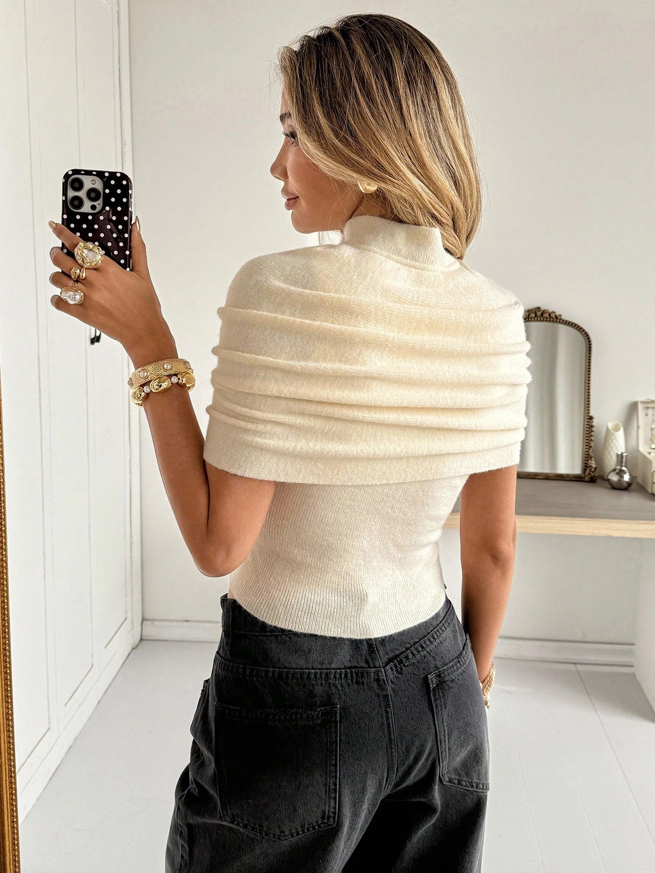 Ivy Knit Top | Draped Design 1