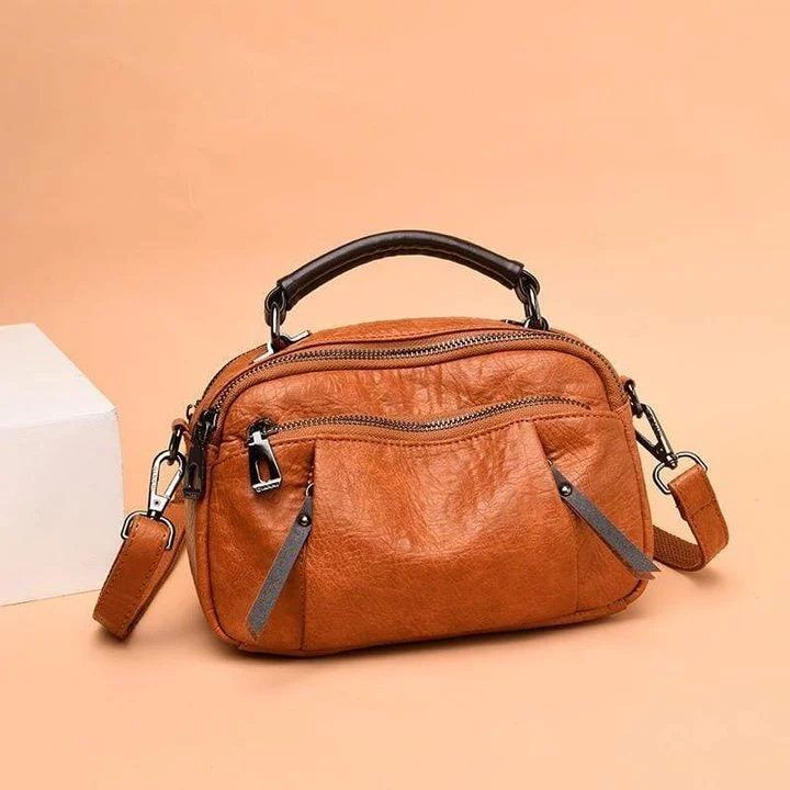Ivy Multi Pockets Bag | Soft Vegan Leather, Stylish Design