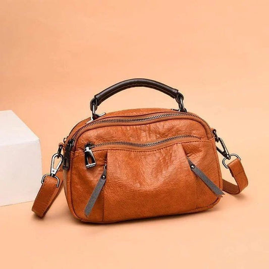 Ivy Multi Pockets Bag | Soft Vegan Leather, Stylish Design 0