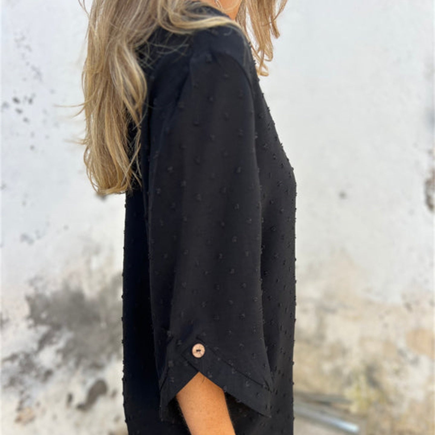 Jade Casual Top | Jacquard Design, Soft Fabric 5
