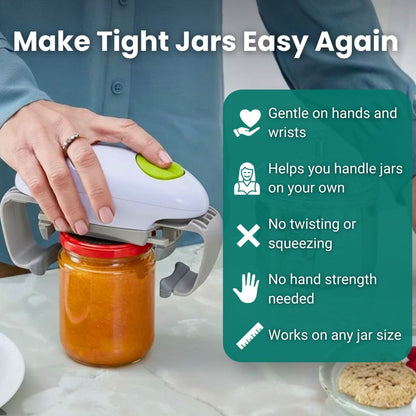 Jivo Electric Jar Opener | Automatic, One-Button Operation for Seniors and Arthritis 2