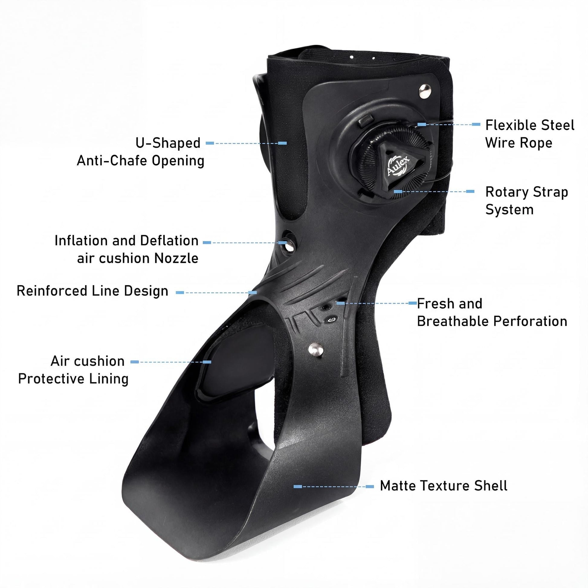 Kentro Ankle Brace | Medical-Grade Support for Sprains with BOA Dial Adjustment 1