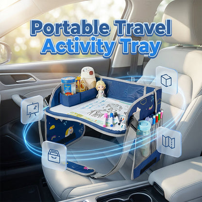 Kido Travel Lap Tray | Erasable, Foldable with Storage Pockets 1