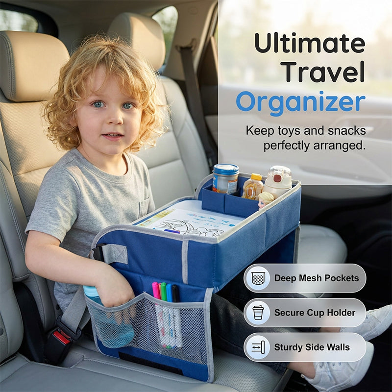 Kido Travel Lap Tray | Erasable, Foldable with Storage Pockets 4