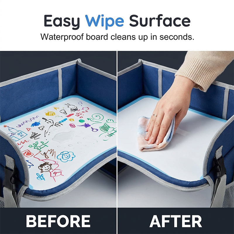 Kido Travel Lap Tray | Erasable, Foldable with Storage Pockets 5