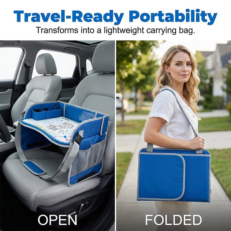 Kido Travel Lap Tray | Erasable, Foldable with Storage Pockets 6
