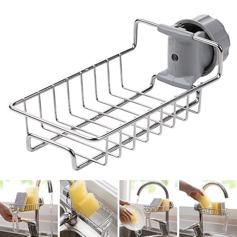 Kira Sink Organizer Rack | Stainless Steel, Easy Installation 1