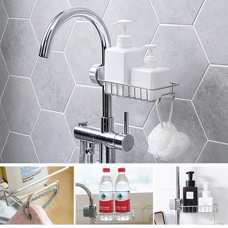 Kira Sink Organizer Rack | Stainless Steel, Easy Installation 5