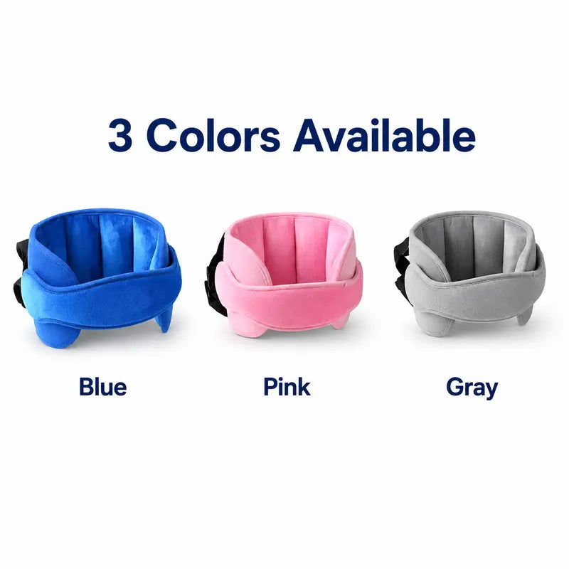 Kivo Car Seat Head Support | Plush Padded Neck Support for Infants and Kids 6