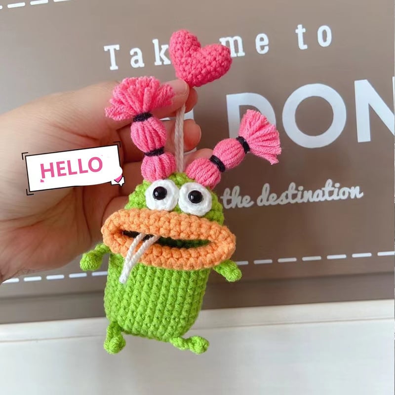 Kraft Key Bag | Handmade Crochet Design 0